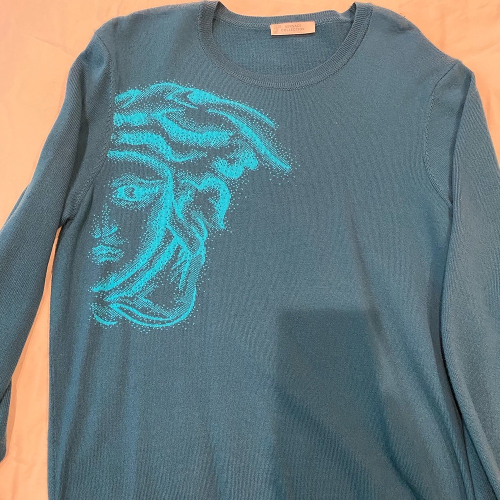 100% authentic Versace Half Medusa Sweater